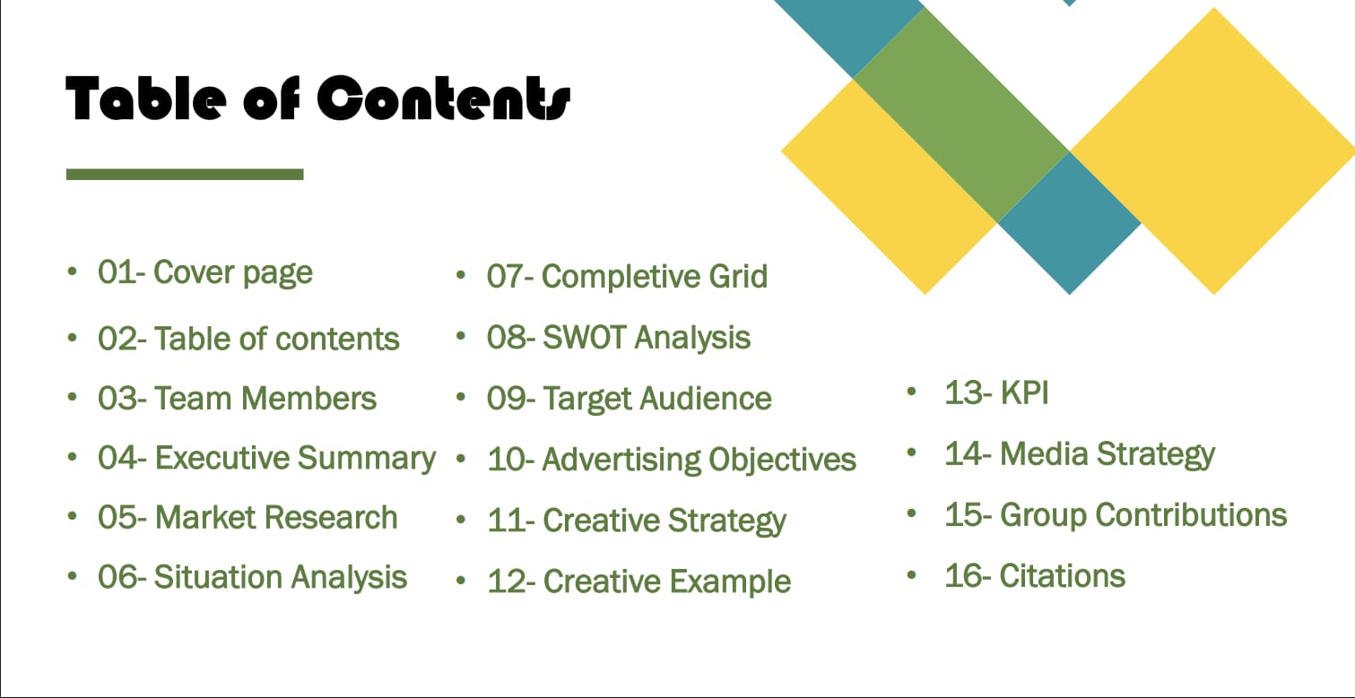 Nekter Campaign strategy overview slide
